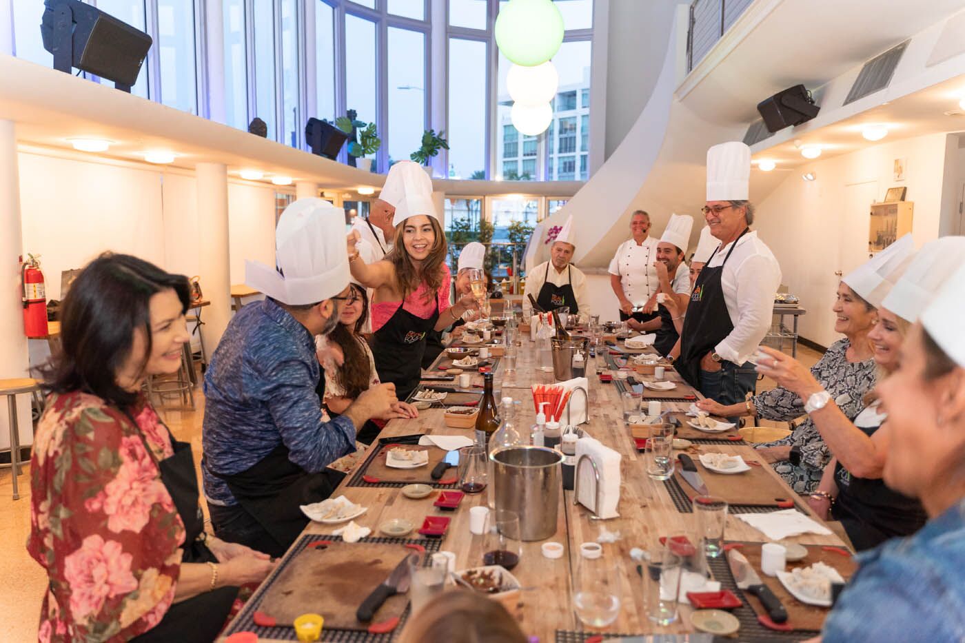 The Real Food Academy adult party.