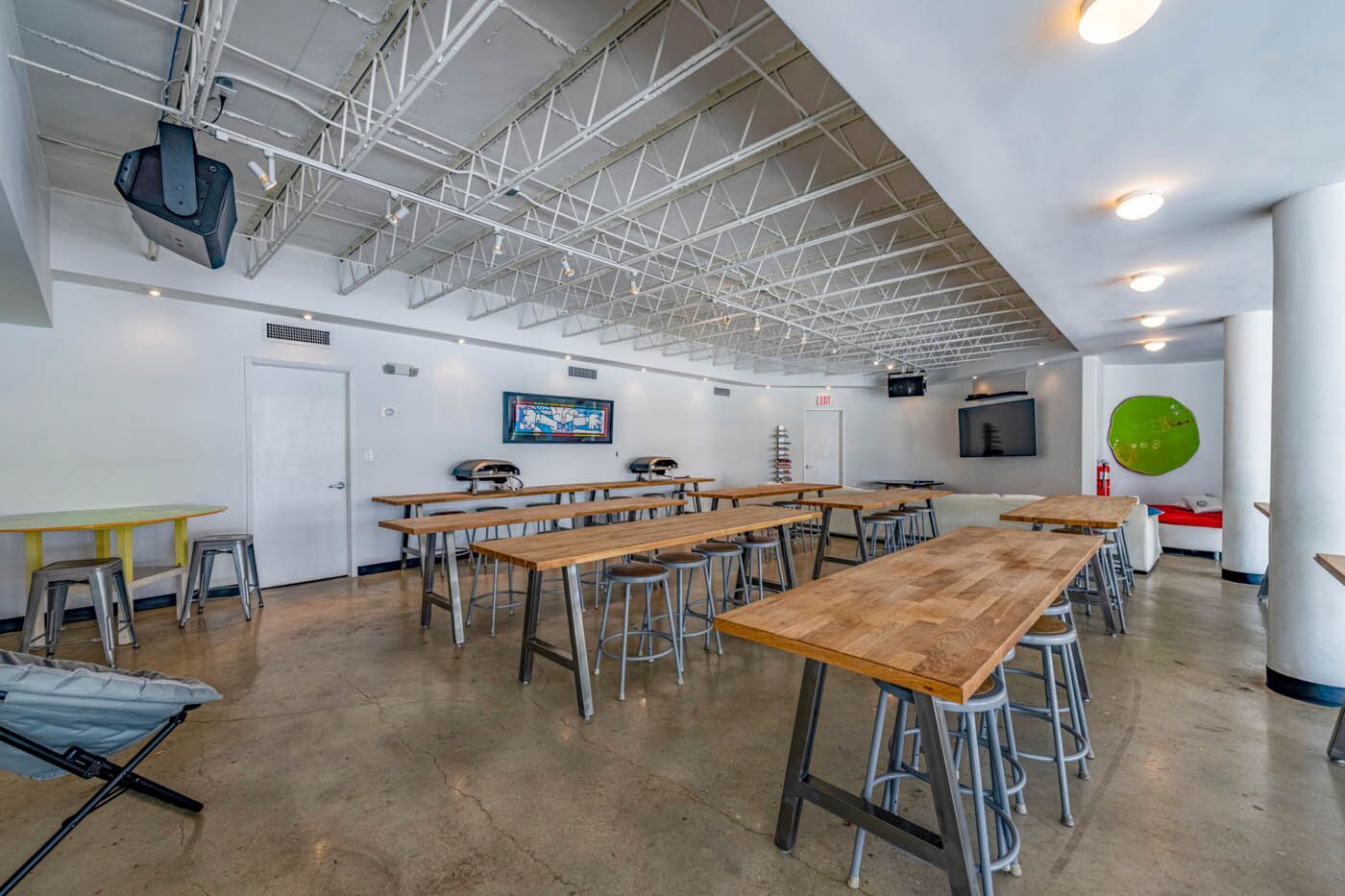 The Real Food Academy cooking station.