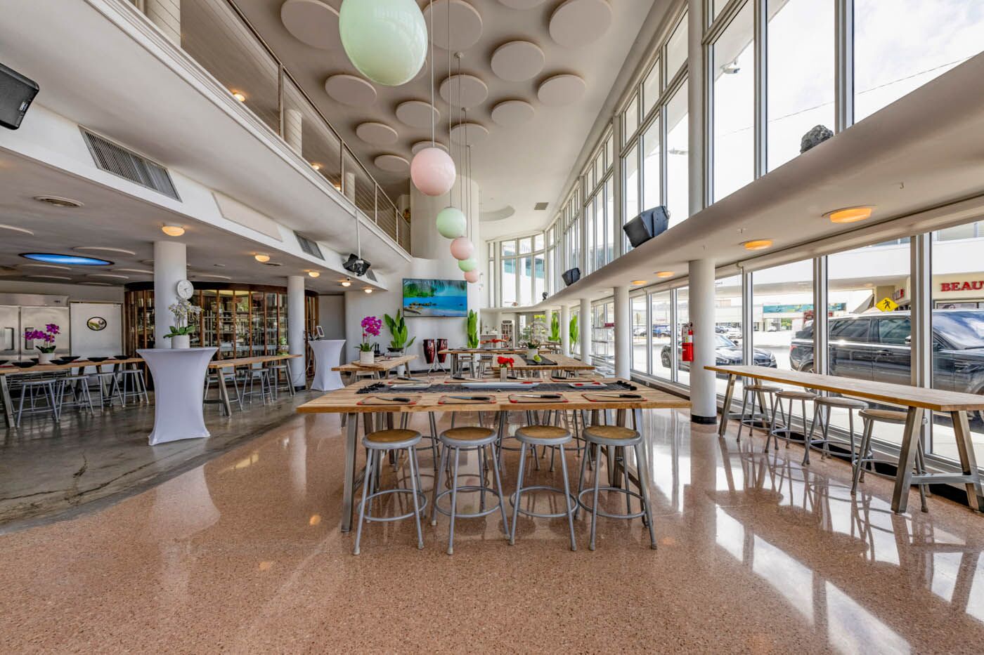 The Real Food Academy cooking stations.