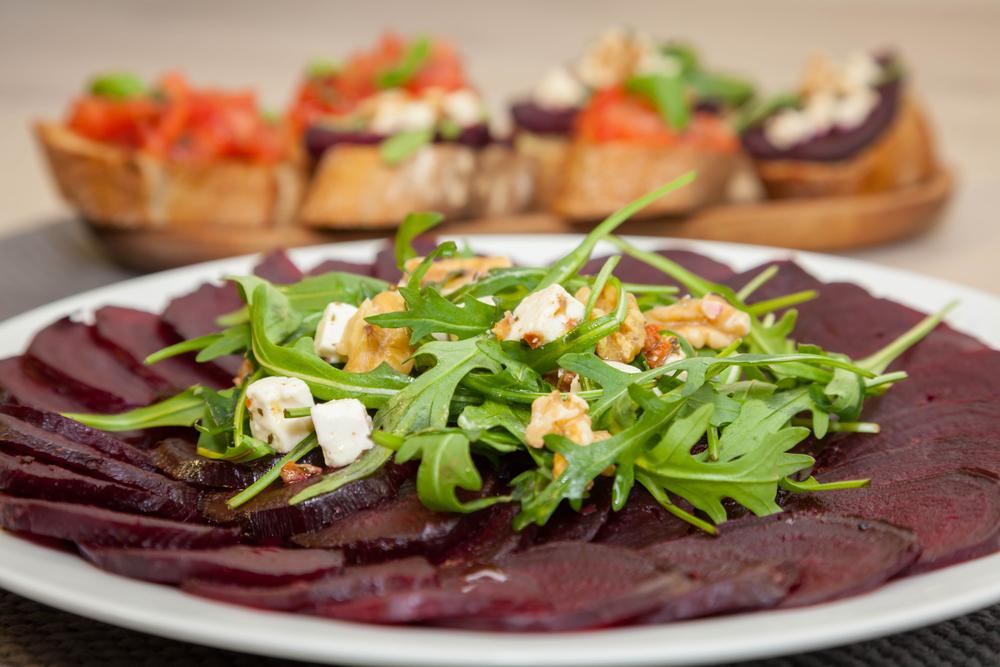 The Real Food Academy Miami beet carpaccio recipe.