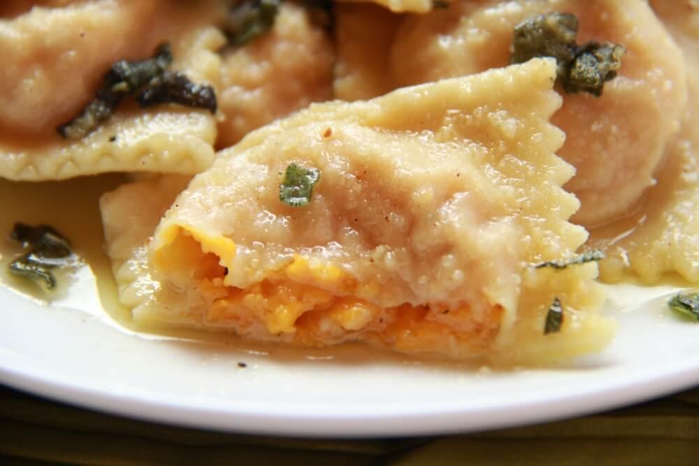 The Real Food Academy Miami butternut raviolis recipe.