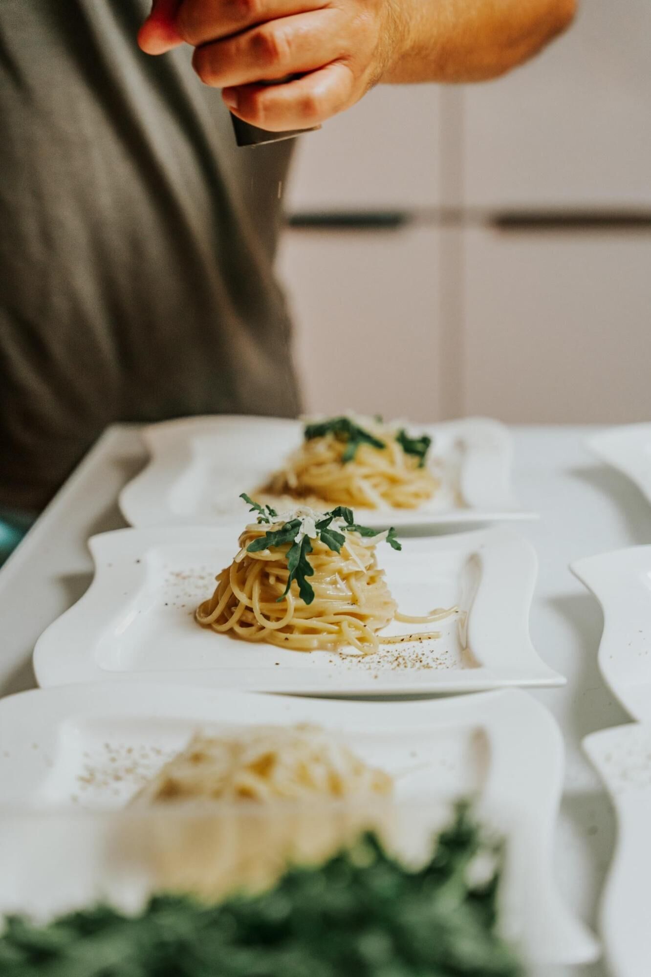 The Real Food Academy Miami cacio e pepe recipe.