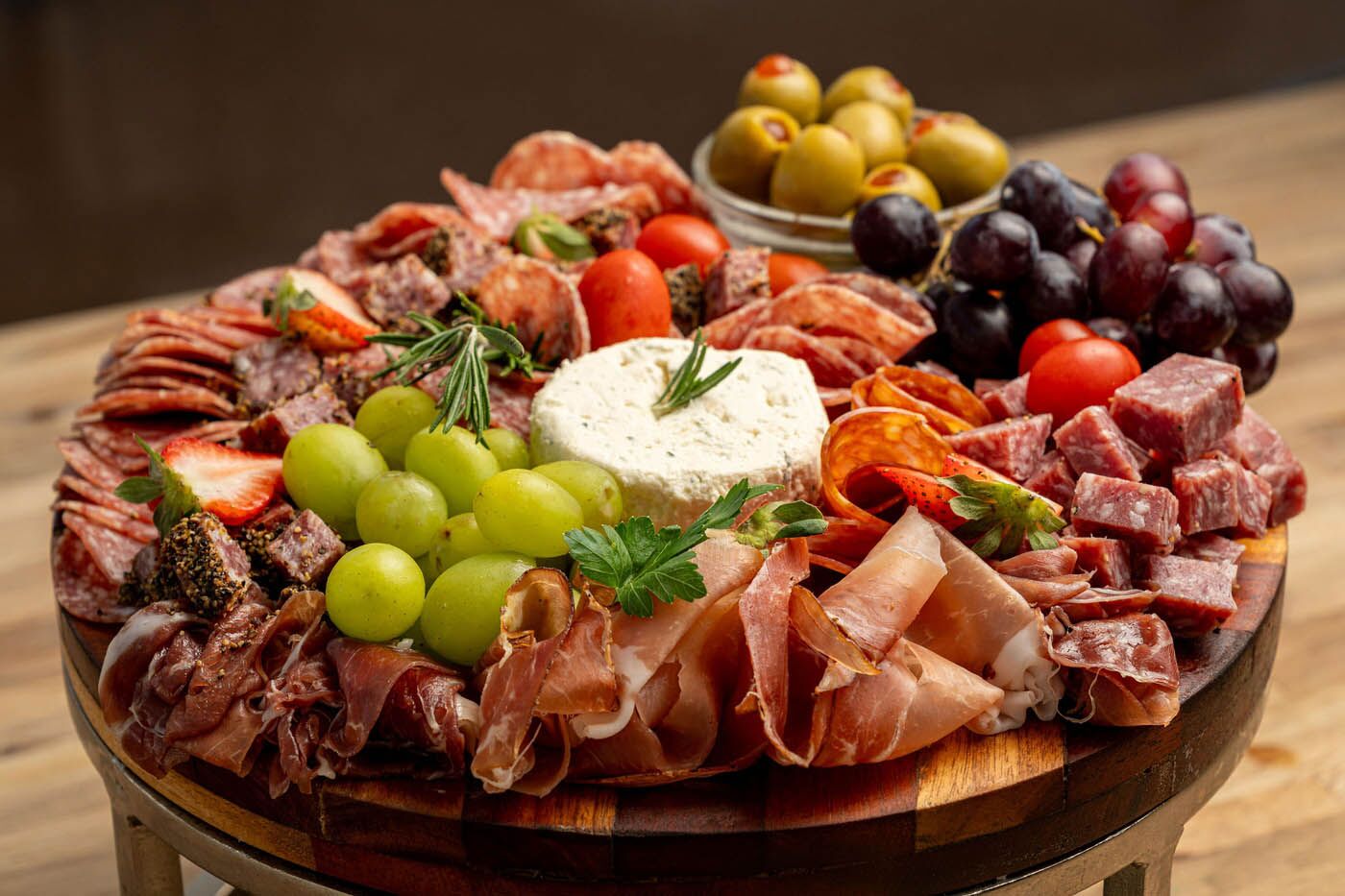 Charcuterie boards at The Real Food Academy.