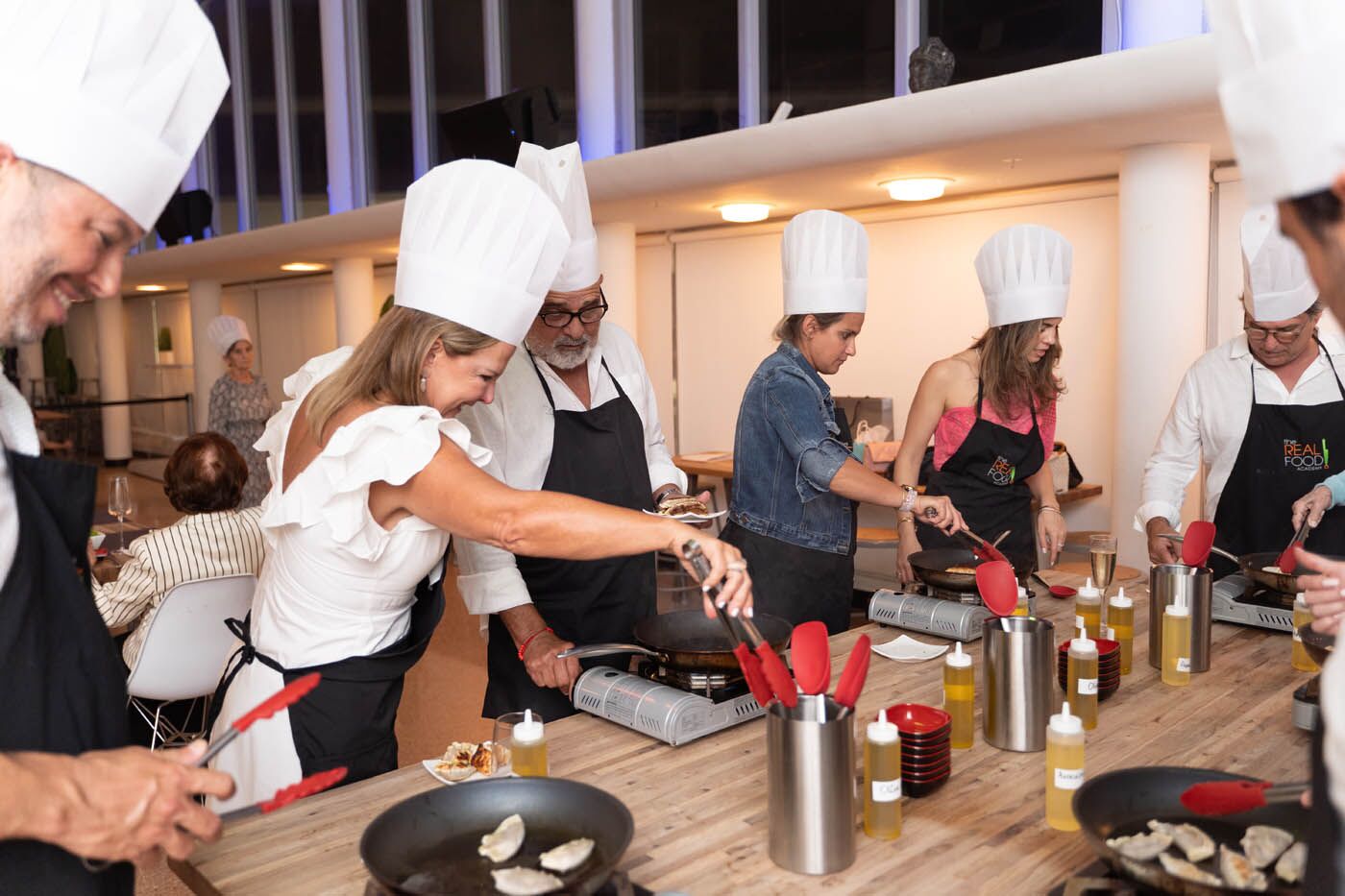 The Real Food Academy adult party.