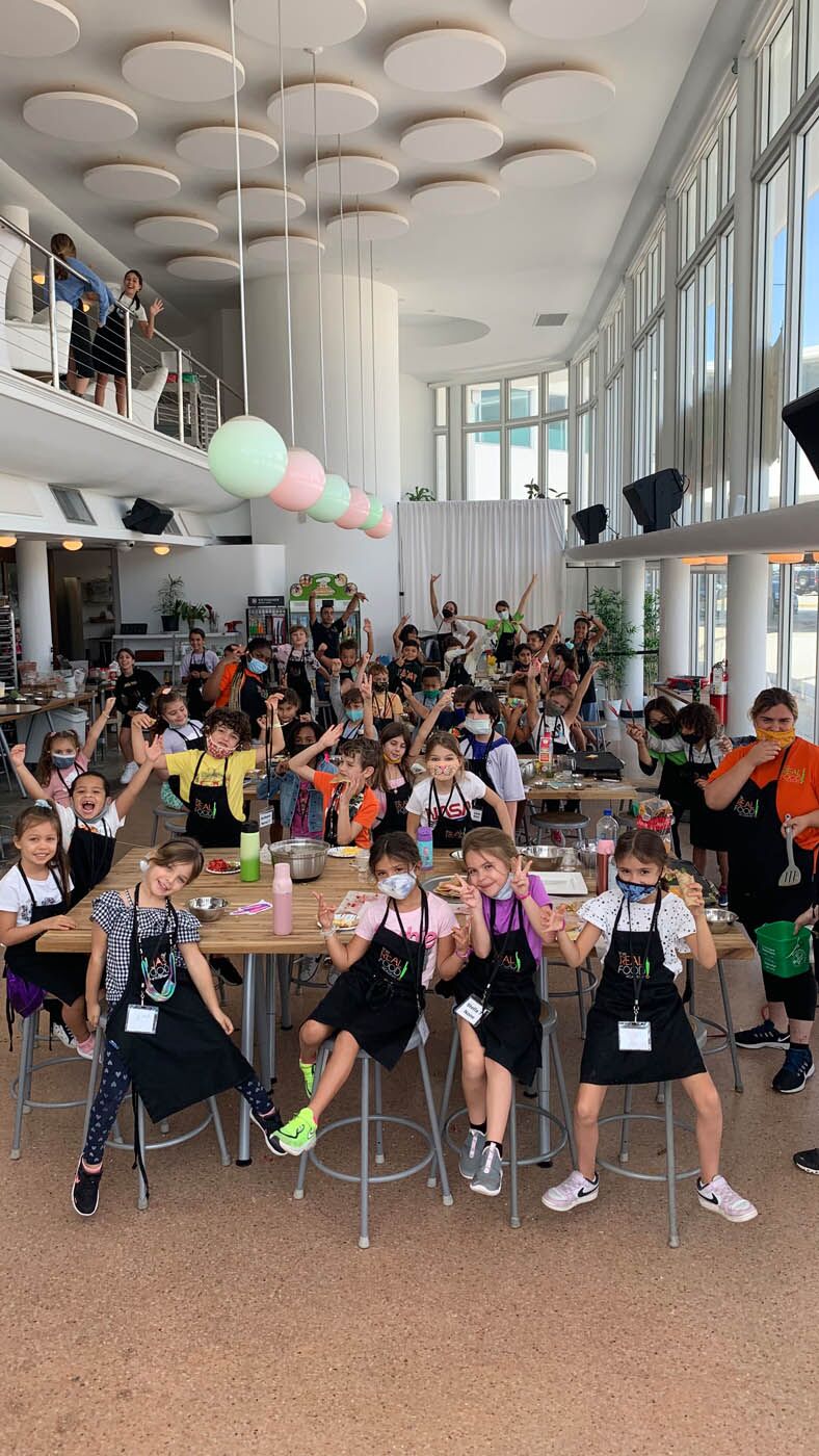 A group of kids at The Real Food Academy, contact us for field trip ideas today.