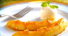 The Real Food Academy Miami banana flambe course.