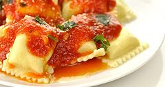 The Real Food Academy Miami fresh ricotta cheese ravioli.