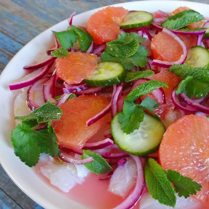 The Real Food Academy Miami fish and octopus ceviche recipe.