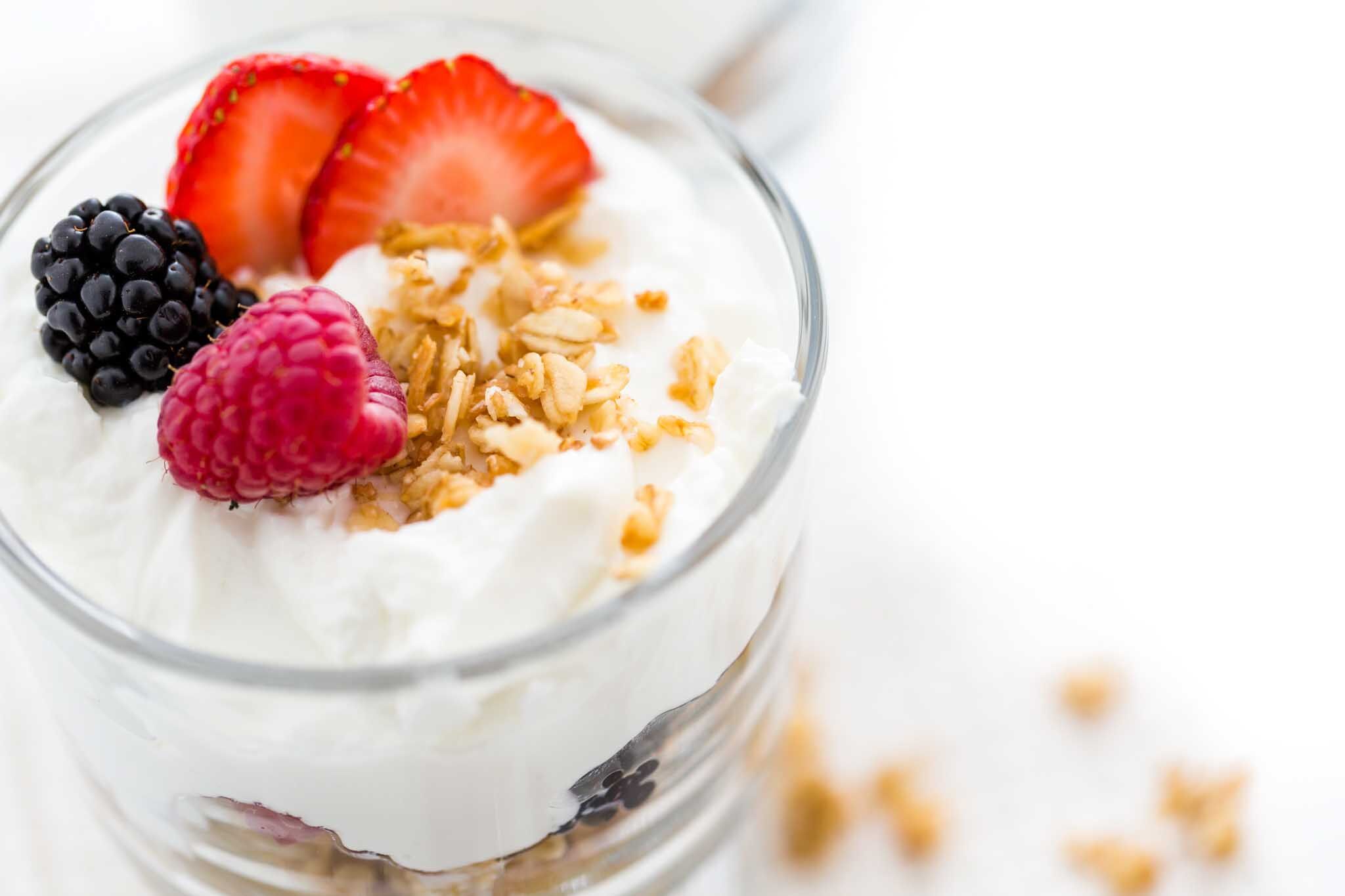 The Real Food Academy Miami fresh frui parfait.