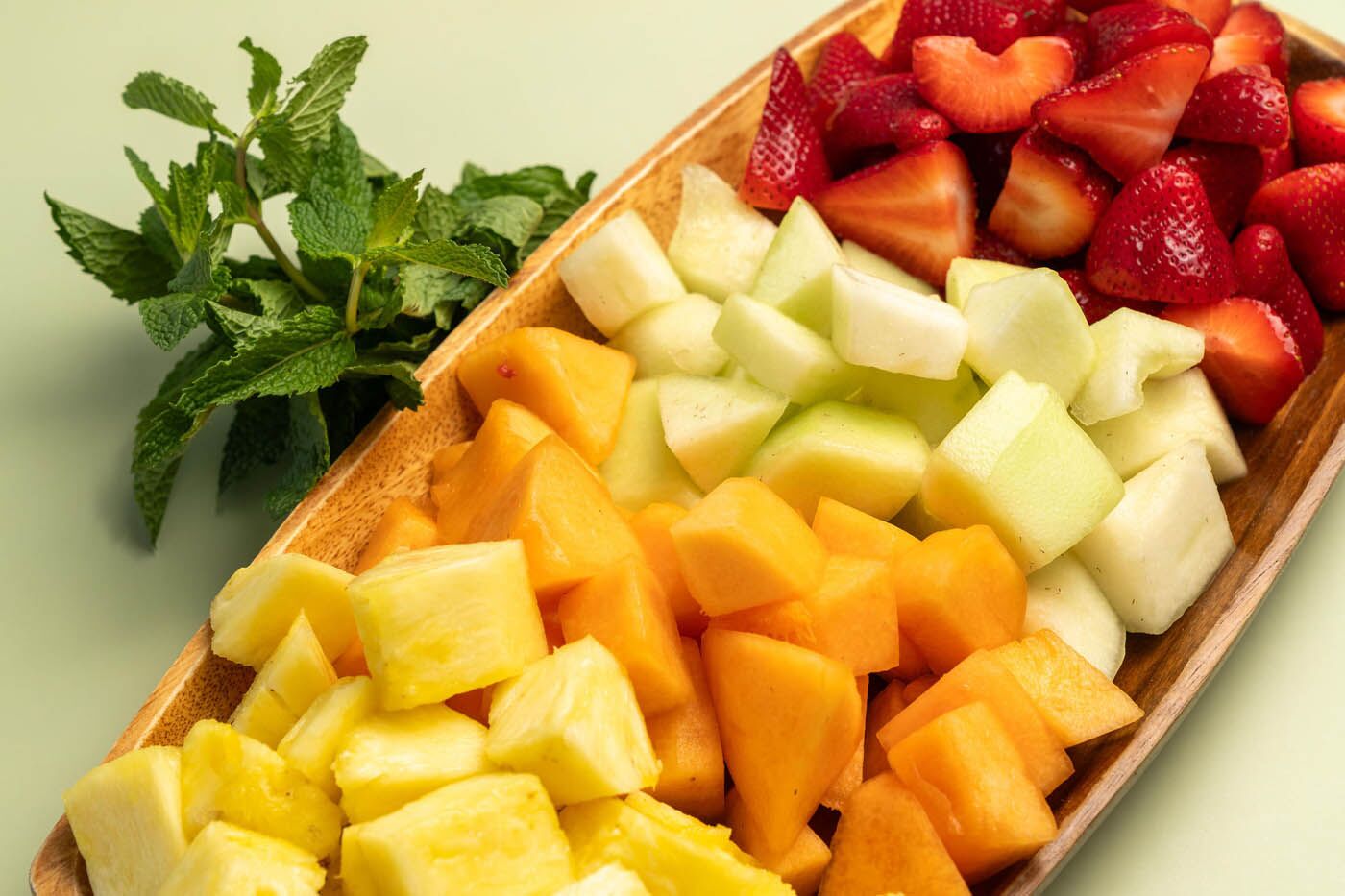 Assorted fruit platter at The Real Food Academy.
