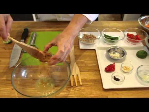 The Real Food Academy green papaya salad recipe with chef maria.