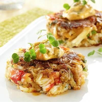 The Real Food Academy Miami harissa crab cakes recipe.