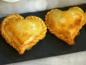 The Real Food Academy Miami heart shaped turkey empanadas recipe.