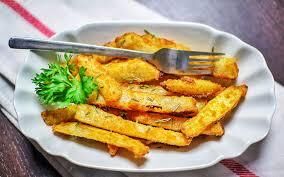 The Real Food Academy Miami kohlrabi baked fries recipe.