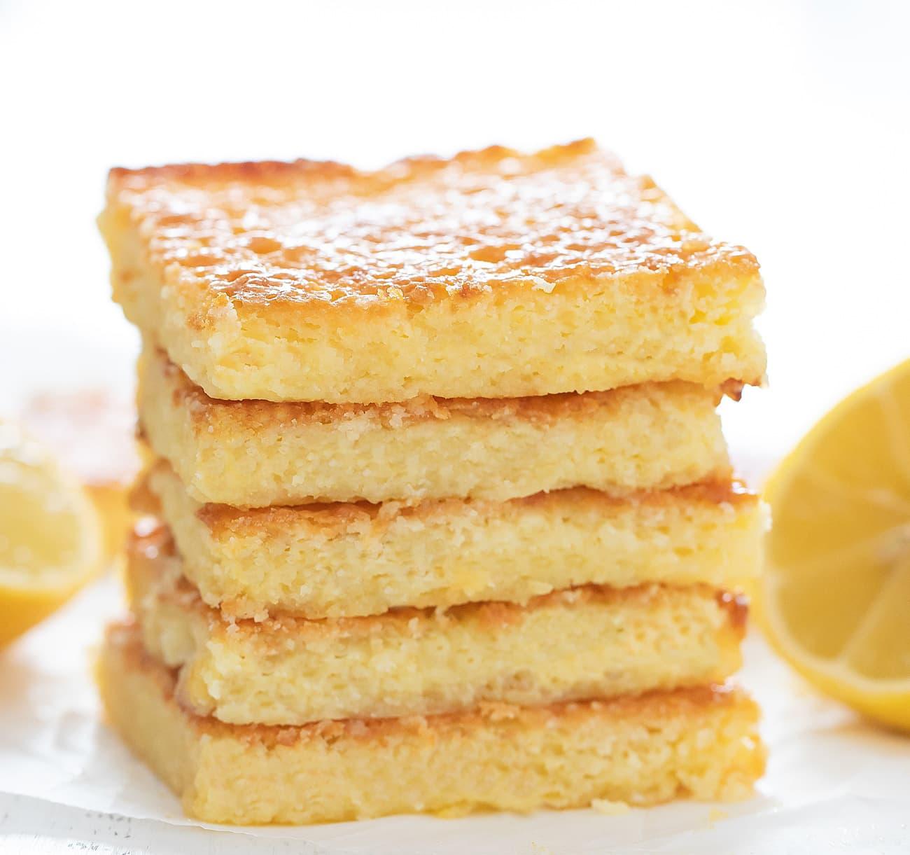 The Real Food Academy Miami white chocolate and lemon brownies recipe.