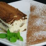 The Real Food Academy Miami tiramisu cake.