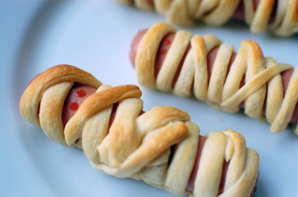 The Real Food Academy Miami's mummy in a blanket recipe.