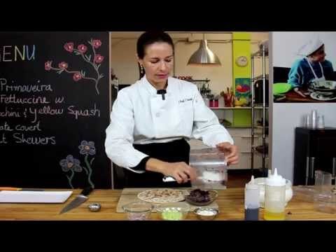 The Real Food Academy olive tapenade flat bread recipe with chef maria.