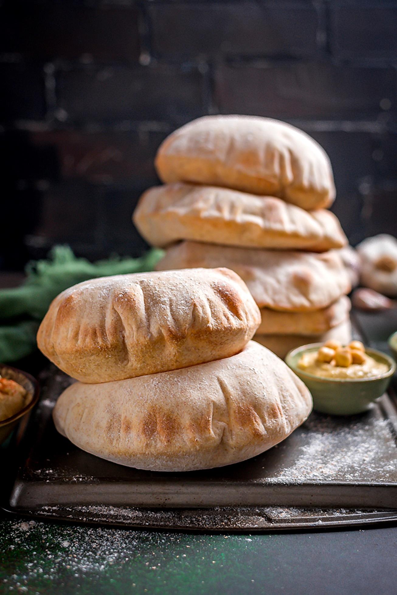 The Real Food Academy Miami's pita bread recipe.
