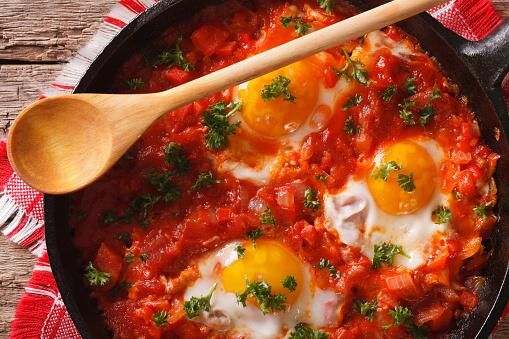 The Real Food Academy Miami's shakshuka recipe.