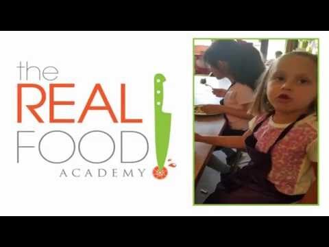 The Real Food Academy summer camp fun - kids are loving all the food!