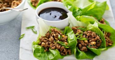 The Real Food Academy Miami's turkey lettuce wraps recipe.