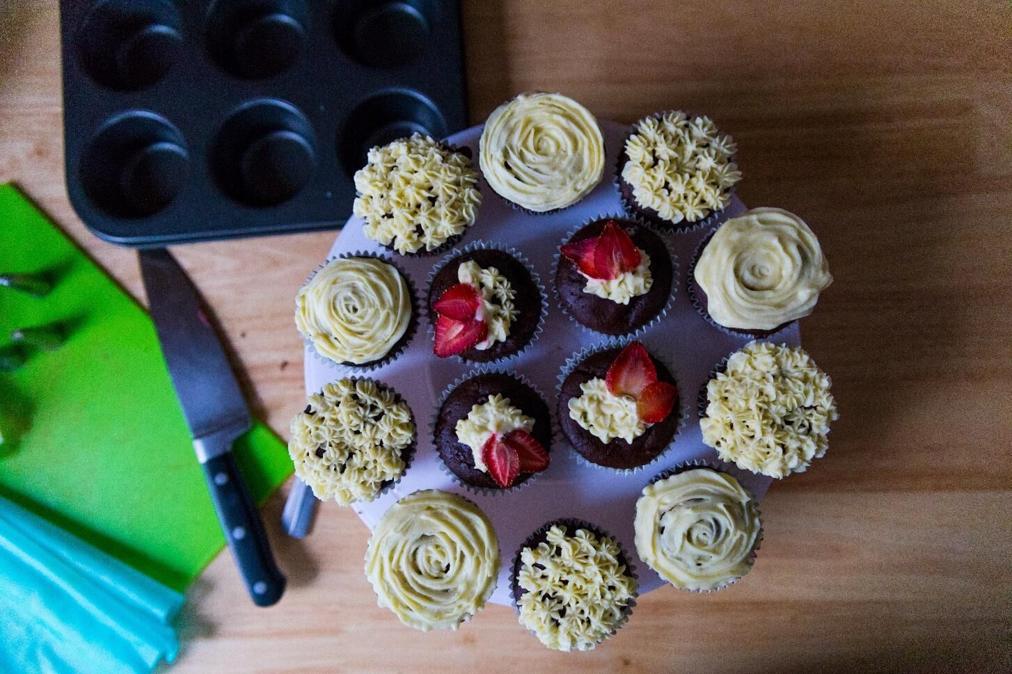 The Real Food Academy Miami's vanilla zucchini cupcakes recipe.